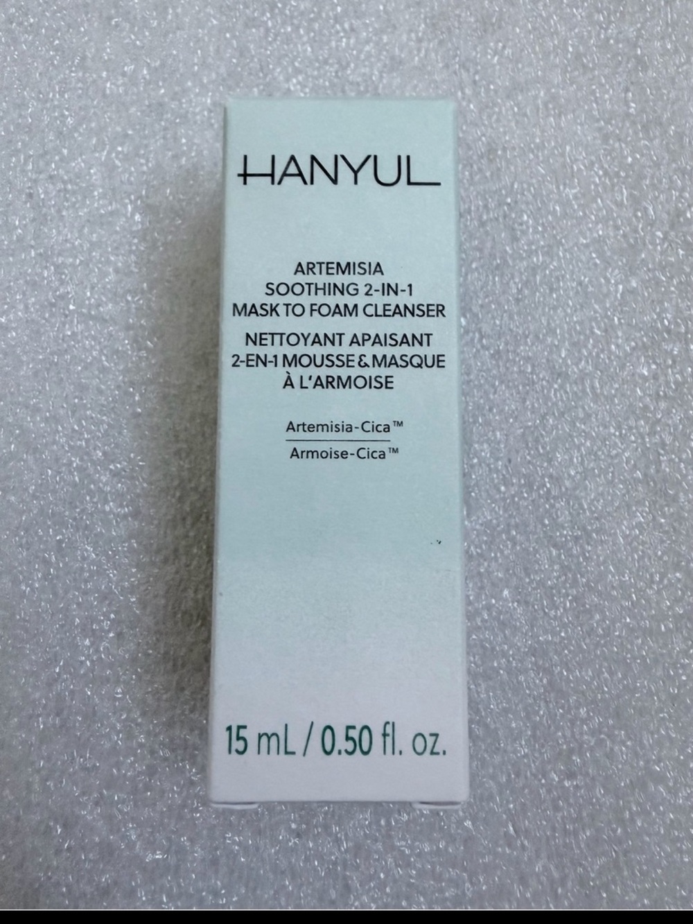 Hanyul Artemisia Soothing 2-in-1 Mask to Foam Cleanser - Korean Skin Care